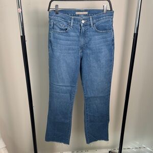 Joe's The Callie Glimpse High Rise Crop Boot Cut Denim Jeans Size 28